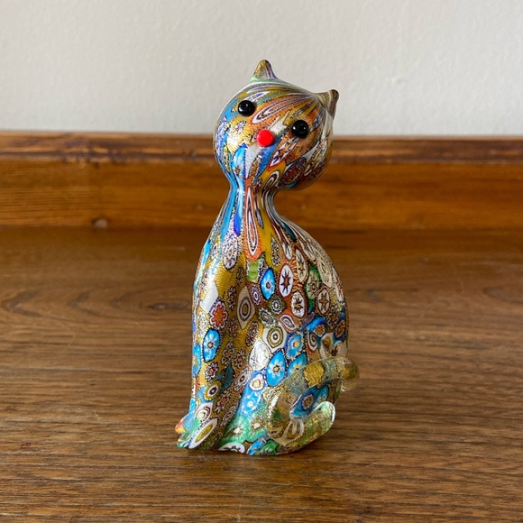 Collectable Original Murano Glass OMG Cat * as is - Picture 1 of 6
